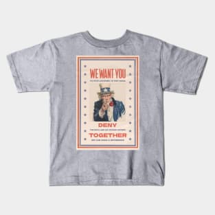 We Want YOU To Stop Listening To Pop Music! Kids T-Shirt